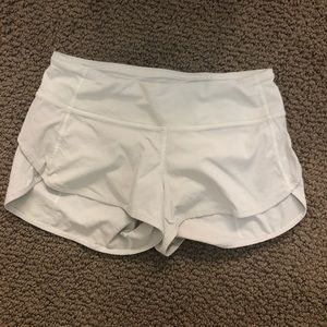 white size 4 Lululemon shorts
